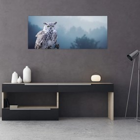 Tablou - Bufniță de zăpadă (120x50 cm)