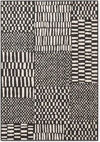 Covor pentru exterior și interior negru/crem 160x230 cm Haringey Barkham – Ted Baker