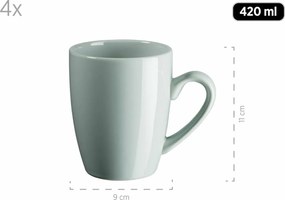 Mäser Set de veselă 16 piese PASTEL SELECTION –mentol