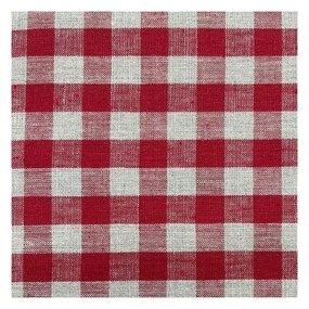 Prosop de vase din in 45x65 cm Red Gingham – Linen Tales