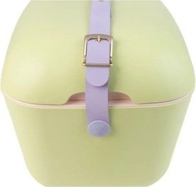 Geanta frigorifica Polarbox Pop, 12 litri, Polistiren AIRPOP, 5-15°C pana la 24 h, Verde/Violet