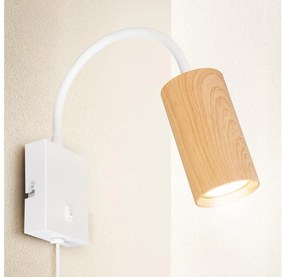 Lampă flexibilă de perete Brilagi SELE 1xGU10/30W/230V alb/bej