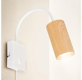 Lampă flexibilă de perete Brilagi SELE 1xGU10/30W/230V alb/bej