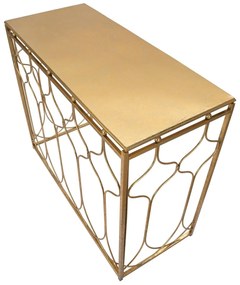 Consola Arab, Mauro Ferretti, 96.5x41x78 cm, fier, auriu