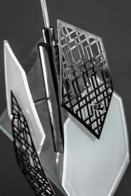 Lustra cu 3 pendule moderna design LUX realizata manual POLYGON