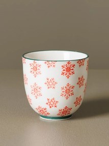 Set 4 cani din ceramica, cu motive de iarna, Givra