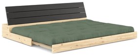 Canapea verde extensibilă 196 cm Base – Karup Design