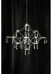 Lustră argintie LED ø 60 cm Efesos – Markslöjd