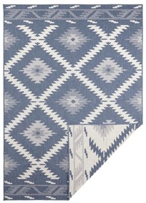 Covor adecvat pentru exterior NORTHRUGS Malibu, 80 x 150 cm, albastru-crem