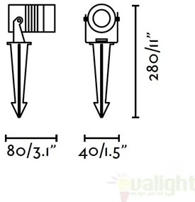 Tarus, proiector cu iluminat LED exterior IP67, BALDER 70469