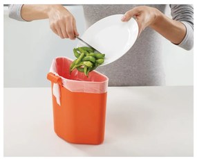 Coș de gunoi argintiu de reciclat din oțel 60 l Totem Max – Joseph Joseph