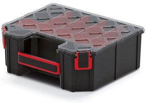 Organizator servieta 28,4 x 24,3 x 10,5 cm, combinatie, negru