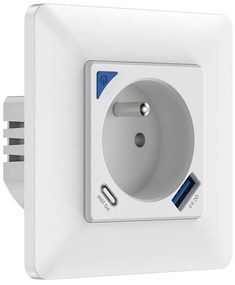 Priză inteligentă Immax NEO 07800L 16A/230V + 1xUSB+1xUSB C Tuya