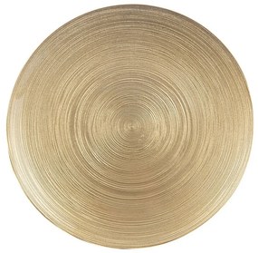 Orion Farfurie de servire din sticlă Golden,diametru 21 cm, diam. 21 cm