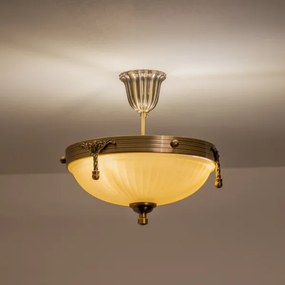 Lustră pe tijă BRILAGI CLASSIC 3xE14/60W/230V alamă
