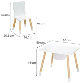 Set de mobilă pentru copii 3 buc. – Roba