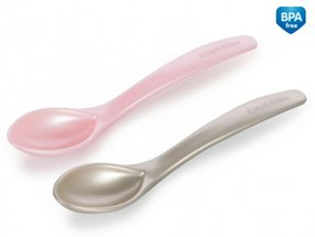 Canpol babies Set 2ks plastic linguri - roz