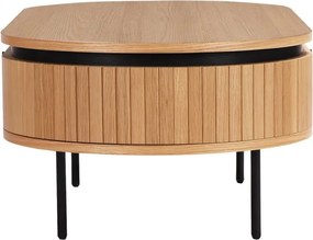 Masuta de cafea cu furnir de stejar ATELIER 120cm