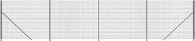 vidaXL Gard plasă de sârmă cu bordură, antracit, 1,4x10 m