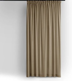 Draperie bej dimout (semi-opacă) din catifea 400x250 cm Velto – Filumi