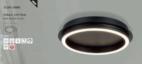 Plafoniera LED design modern Stellaris negru