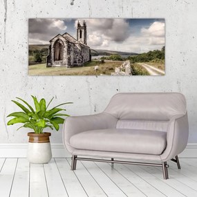 Tablou - Biserica irlandeză (120x50 cm), în 40 de alte dimensiuni noi