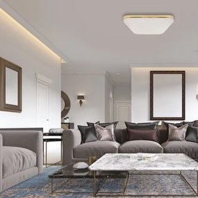 Plafonieră LED pentru baie NEMO LED/17W/230V IP44 aurie