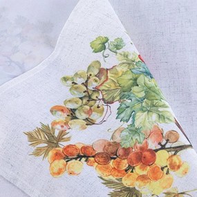 decoDoma Față de masă centrală cu imprimeu VIȚĂ DE VIE 85 x 85 cm