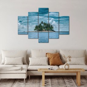 Tablou insula în mare (150x105 cm)