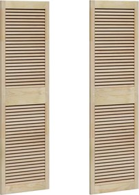 vidaXL Ușă de Dulap cu ușă 2 pcs natural 170 x 2,1 x 49,5 cm