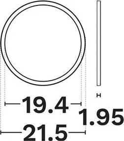 Plafoniera incastrata sau aplicata LED CCT Cerium negru