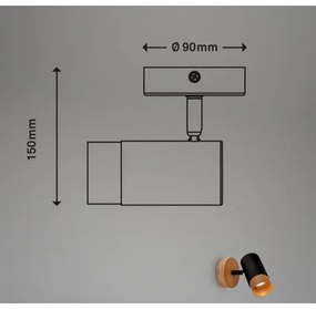 Spot de perete Briloner 2144015 SPOT 1xGU10/9W/230V