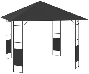 Pavilion de gradina, antracit, 3 x 3 m, 160 g m   Antracit, 3 x 3 m
