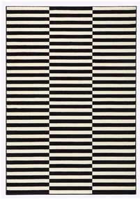 Covor Hanse Home Gloria Panel, 160x230 cm, negru-alb