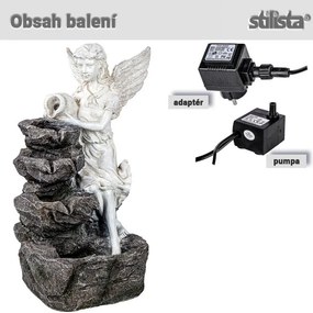 STILISTA Fântână de grădină Angel, 35 x 32 x 49 cm