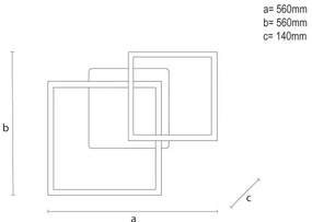 Plafonieră LED RGBW reglabilă LED/75W/230V 3000-6500K + telecomandă