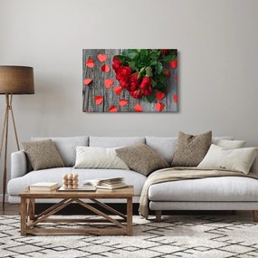 Tablou - cu buchet de flori (90x60 cm)