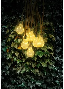 Lanț LED solar decorativ Globo 33694-10 50xLED/0,06W/3,2V IP44