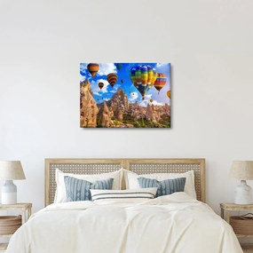 Tablou - Baloane cu aer cald, Cappadocia, Turcia. (70x50 cm)