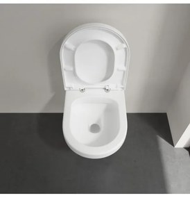 Set vas WC rimless suspendat, Villeroy&amp;Boch Architectura, cu capac inchidere lenta si rezervor Geberit Duofix Sigma UP320