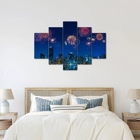 Tablou - Artificii in Miami (150x105 cm)