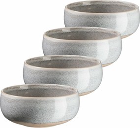 Mäser Set de 4 boluri pentru supă AQUATA – 14 cm,gri