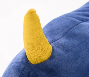 RECHIN de plus cu patura pentru copii in interior albastru