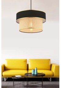 Lustră pe cablu ERO 1xE27/60W/230V negru/bej