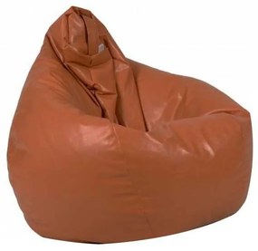 Fotoliu Nirvana Hobbit Pufrelax, Material Piele ecologica - Brown