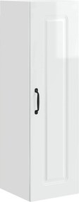 vidaXL Dulap de bucătărie Kalmar Alb lucios 30 x 31 x 100 cm
