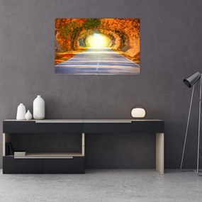 Tablou - Poarta din copaci (90x60 cm)