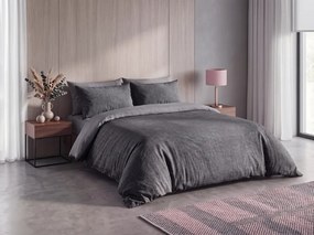 Lenjerie de pat din bumbac VELORIA gri Dimensiune lenjerie de pat: 70 x 80 cm | 140 x 200 cm