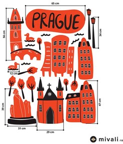 Autocolante de perete - Praga I.