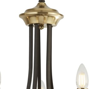 Lustra clasica suspendata design traditional Belfry 5L 1845-5BZ SRT